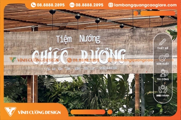 Gia công bảng hiệu chữ nổi tại Đà Lạt giá rẻ