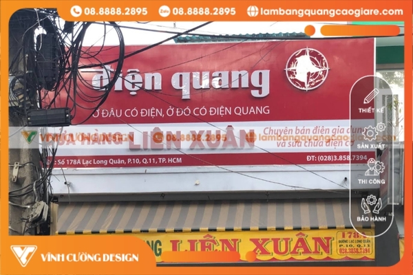 Khảo sát và tư vấn khi gia công biển hiệu hộp đèn quận 11