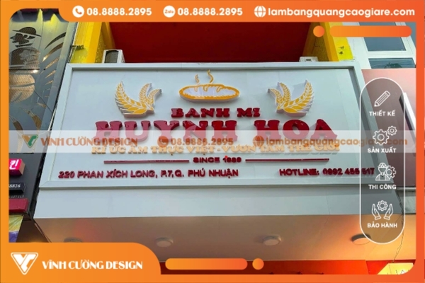Làm bảng hiệu hộp đèn quận Phú Nhuận CHẤT LƯỢNG 23 Khảo sát và tư vấn làm bảng hiệu hộp đèn quận Phú Nhuận