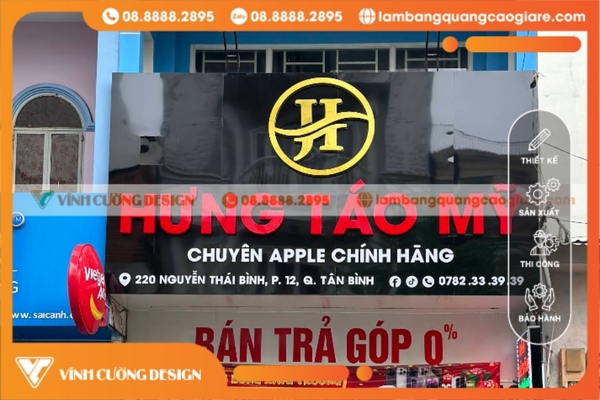 Làm bảng hiệu Alu bán điện thoại