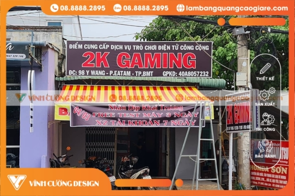 Làm bảng hiệu BMT DakLak giá rẻ, trọn gói 7 Làm bảng hiệu bạt Hiflex bmt lấy liền