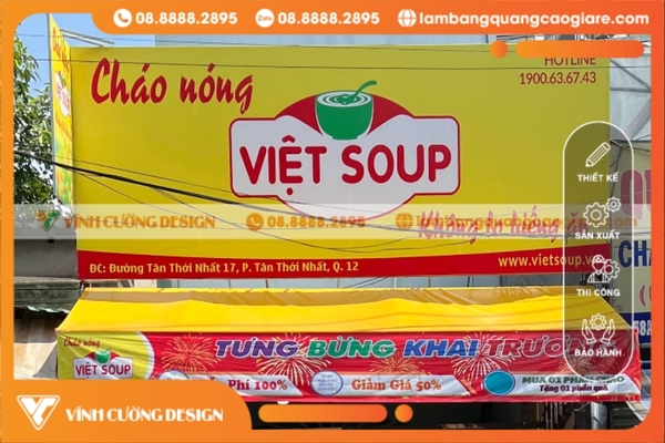 Làm bảng hiệu bạt hiflex giá bao nhiêu