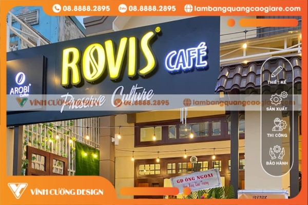 Làm bảng hiệu BMT DakLak giá rẻ, trọn gói 10 Làm bảng hiệu cho quán cafe bmt