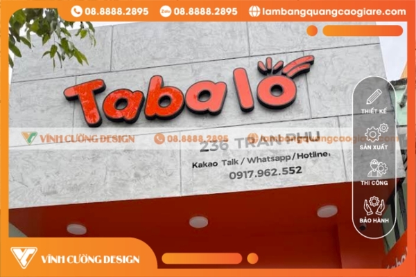 Dịch vụ làm bảng hiệu chữ nổi uy tín giá rẻ TPHCM 7 Làm bảng hiệu chữ nổi cho khách hàng nhanh chóng TPHCM