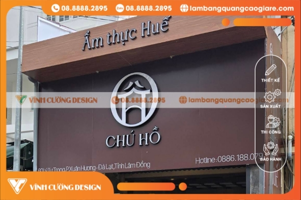 Làm bảng hiệu chữ nổi tại Đà Lạt giá tốt