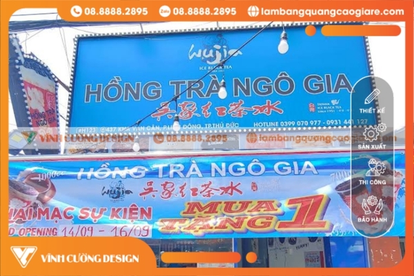 làm bảng hiệu giá rẻ tại thủ đức tphcm