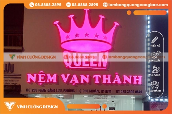 Làm bảng hiệu hộp đèn quận Phú Nhuận CHẤT LƯỢNG 20 Làm bảng hiệu hộp đèn LED quận Phú Nhuận