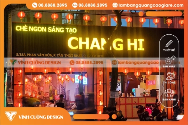 Làm bảng hiệu hộp đèn quận 12 được ưa chuộng nhất