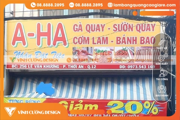 làm bảng hiệu hộp đèn quận 12 giá rẻ