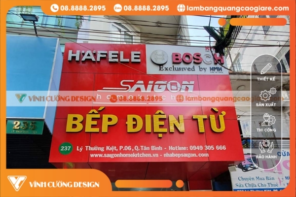 Làm bảng hiệu hộp đèn quận Tân Bình ĐẸP, GIÁ RẺ 19 làm bảng hiệu hộp đèn quận Tân Bình trọn gói