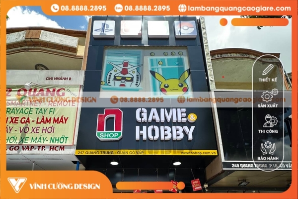 Làm bảng hiệu hộp đèn quận Gò Vấp GIÁ RẺ, CHẤT LƯỢNG 36 làm bảng hiệu hộp đèn quảng cáo tại Gò Vấp trọn gói