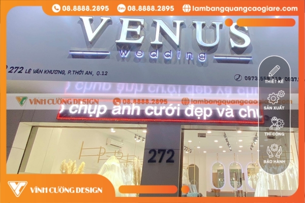 làm bảng hiệu hộp đèn tại quận 12 trọn gói