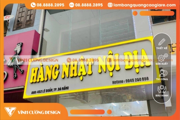 Làm bảng hiệu quảng cáo Đà Nẵng giá rẻ chất lượng 19 làm bảng hiệu quảng cáo Đà Nẵng chuyên nghiệp