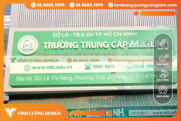 làm biển hiệu hộp đèn quảng cáo quận 12 siêu đẹp
