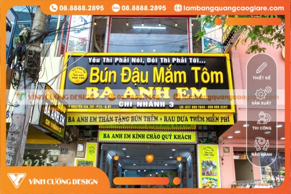 Làm bảng hiệu hộp đèn quận Bình Thạnh trọn gói, GIÁ RẺ 29 làm biển hiệu hộp đèn quảng cáo quận bình thạnh giá rẻ