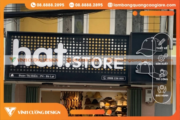 làm biển hiệu tại Đà Lạt giúp gia tăng khả năng ghi nhớ thương hiệu