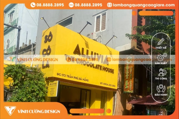 Làm bảng hiệu quảng cáo Đà Nẵng giá rẻ chất lượng 7 làm chữ nổi tại đà nẵng