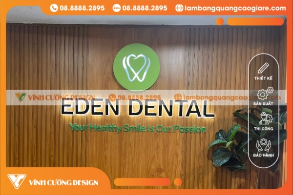 logo nha khoa đẹp tone màu dịu nhẹ, ấm áp