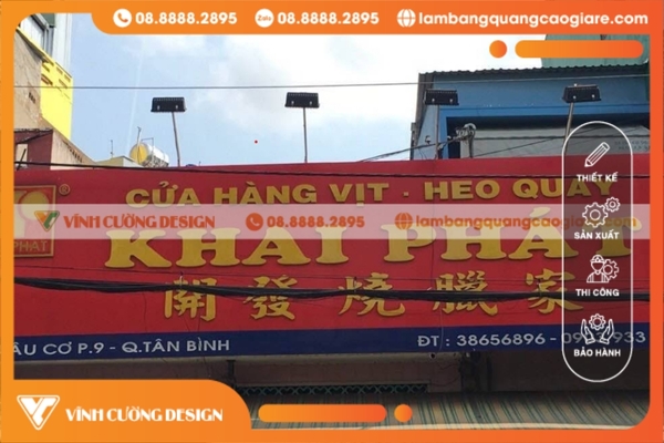 Làm bảng hiệu hộp đèn quận Tân Bình ĐẸP, GIÁ RẺ 4 Lý do nên gia công bảng hiệu hộp đèn tại quận Tân Bình