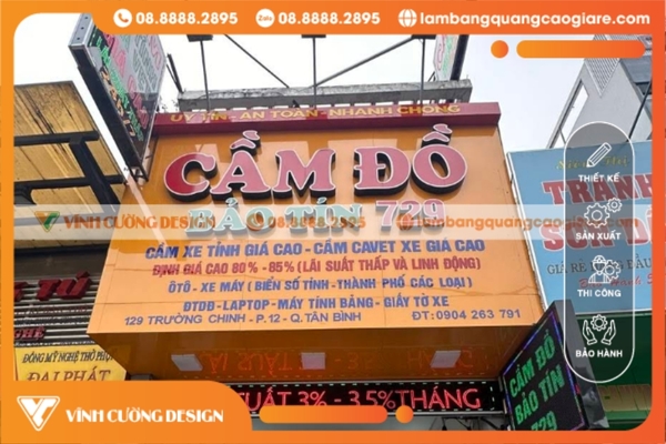 Làm bảng hiệu hộp đèn quận Tân Bình ĐẸP, GIÁ RẺ 1 ly do nen lam bang hieu hop den quan tan binh