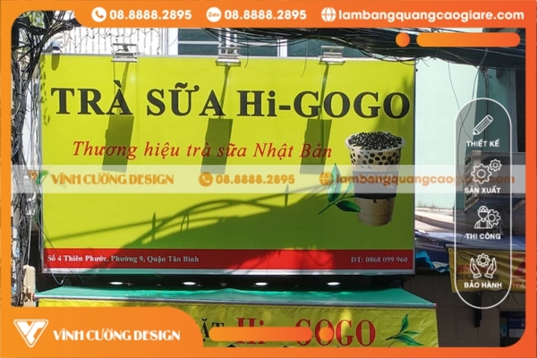 Làm bảng hiệu hộp đèn quận Tân Bình ĐẸP, GIÁ RẺ 16 mẫu bảng hiệu hộp đèn quận Tân Bình