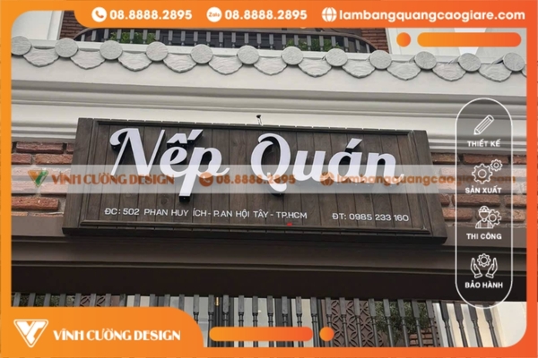 Làm bảng hiệu hộp đèn quận Gò Vấp GIÁ RẺ, CHẤT LƯỢNG 32 mẫu bảng hiệu hộp đèn quảng cáo tại quận Gò Vấp