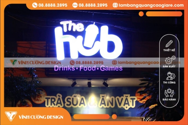 Bảng hiệu trà sữa đẹp, dễ thương, giá rẻ, uy tín tại TPHCM 7 mẫu bảng hiệu trà sữa ăn vặt chữ mica gắn led siêu nổi