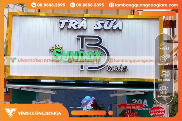 Bảng hiệu trà sữa đẹp, dễ thương, giá rẻ, uy tín tại TPHCM 47 mẫu bảng hiệu trà sữa đẹp đơn giản