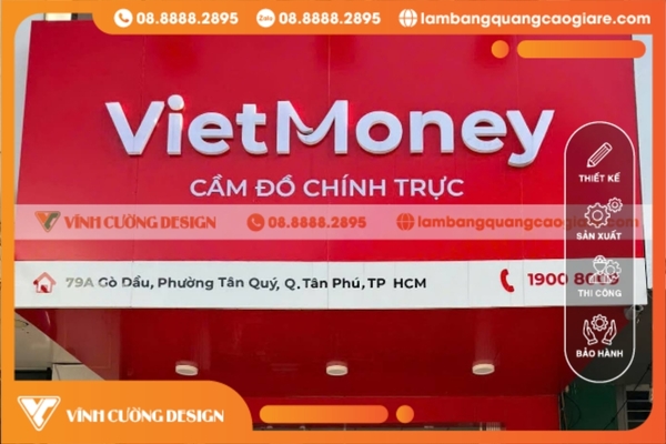 mẫu biển hiệu cầm đồ đẹp nâng tầm thương hiệu