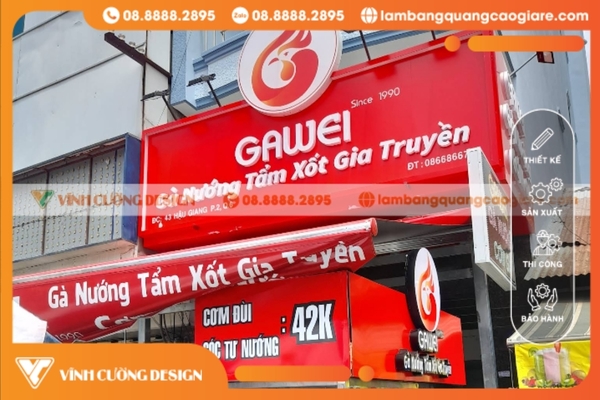 mẫu biển quảng cáo nhà hàng ăn uống