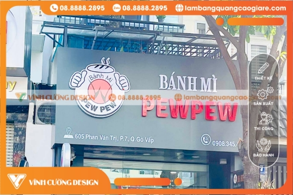 Mẫu làm bảng hiệu quảng cáo quán ăn 8