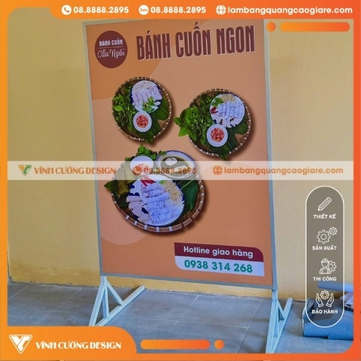 Mục đích sử dụng của Standee chân khung sắt ngoài trời