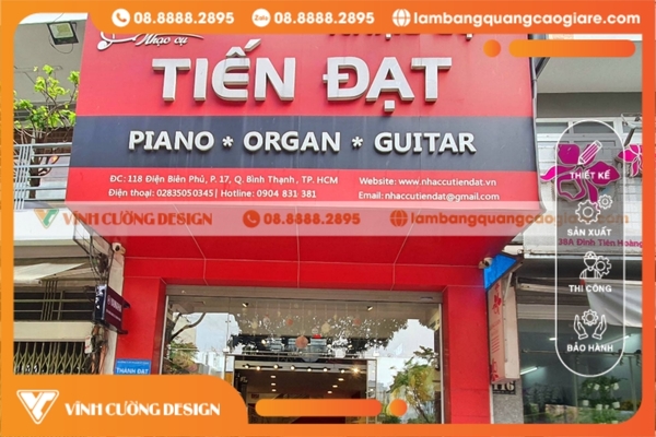 Làm bảng hiệu hộp đèn quận Bình Thạnh trọn gói, GIÁ RẺ 2 Những mẫu bảng hiệu được sử dụng nhiều tại Quận Bình Thạnh