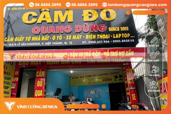 những mẫu làm bảng hiệu hộp đèn quận 12