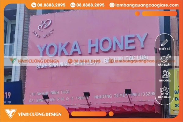 Những yếu tố ảnh hưởng đến giá làm bảng hiệu hộp đèn tại quận 11