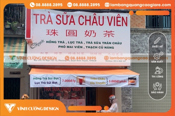 Làm bảng hiệu hộp đèn quận Bình Thạnh trọn gói, GIÁ RẺ 22 quảng cáo Bình Thạnh