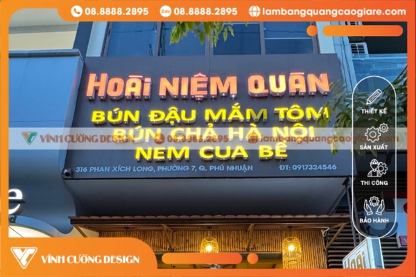 Làm bảng hiệu hộp đèn quận Phú Nhuận CHẤT LƯỢNG 25 Sản xuất biển hiệu quận Phú Nhuận chất lượng