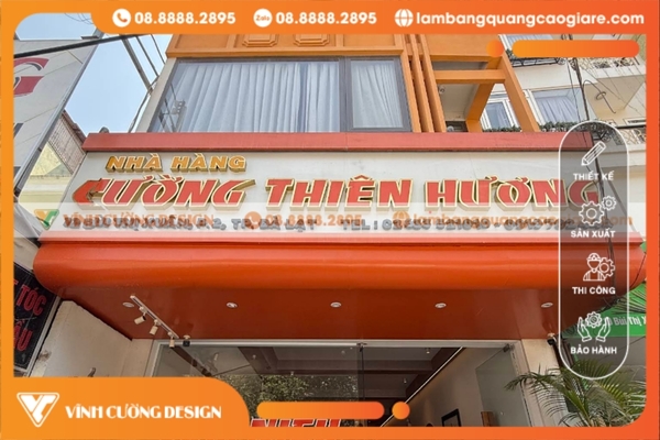 Thi công bảng hiệu hộp đèn quảng cáo Đà Lạt