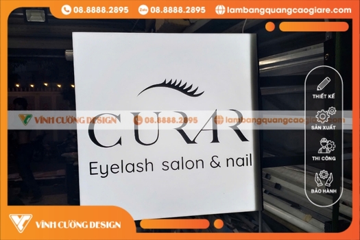 thi công bảng hiệu hộp đèn quảng cáo