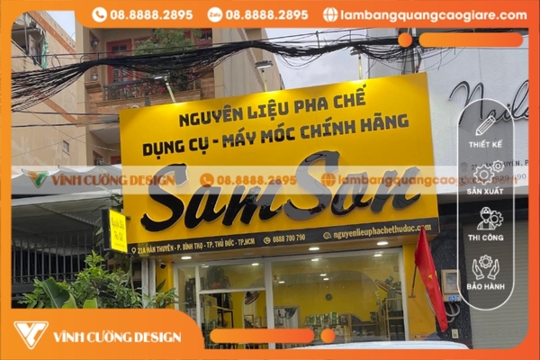 thiết kế bảng hiệu Thủ Đức siêu đẹp