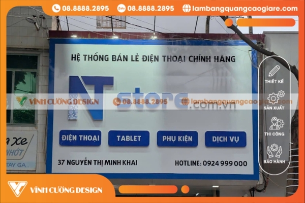Làm bảng hiệu BMT DakLak giá rẻ, trọn gói 29 Thiết kế & làm bảng hiệu Daklak chất lượng