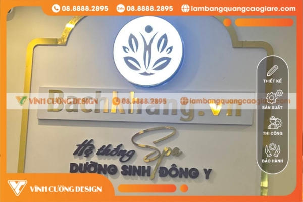 Thiết kế logo bảng hiệu sang trọng, đẳng cấp