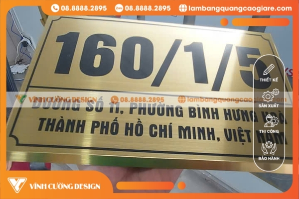 thông tin chi tiết về bảng hiệu Inox