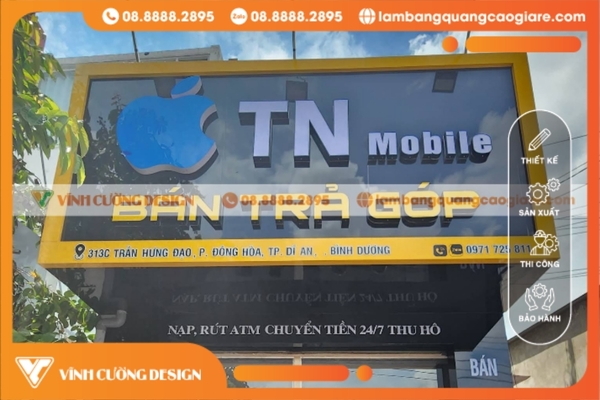 Dịch vụ làm bảng hiệu chữ nổi uy tín giá rẻ TPHCM 5 Xưởng sản xuất bảng hiệu chữ nổi uy tín chuyên nghiệp tại TPHCM