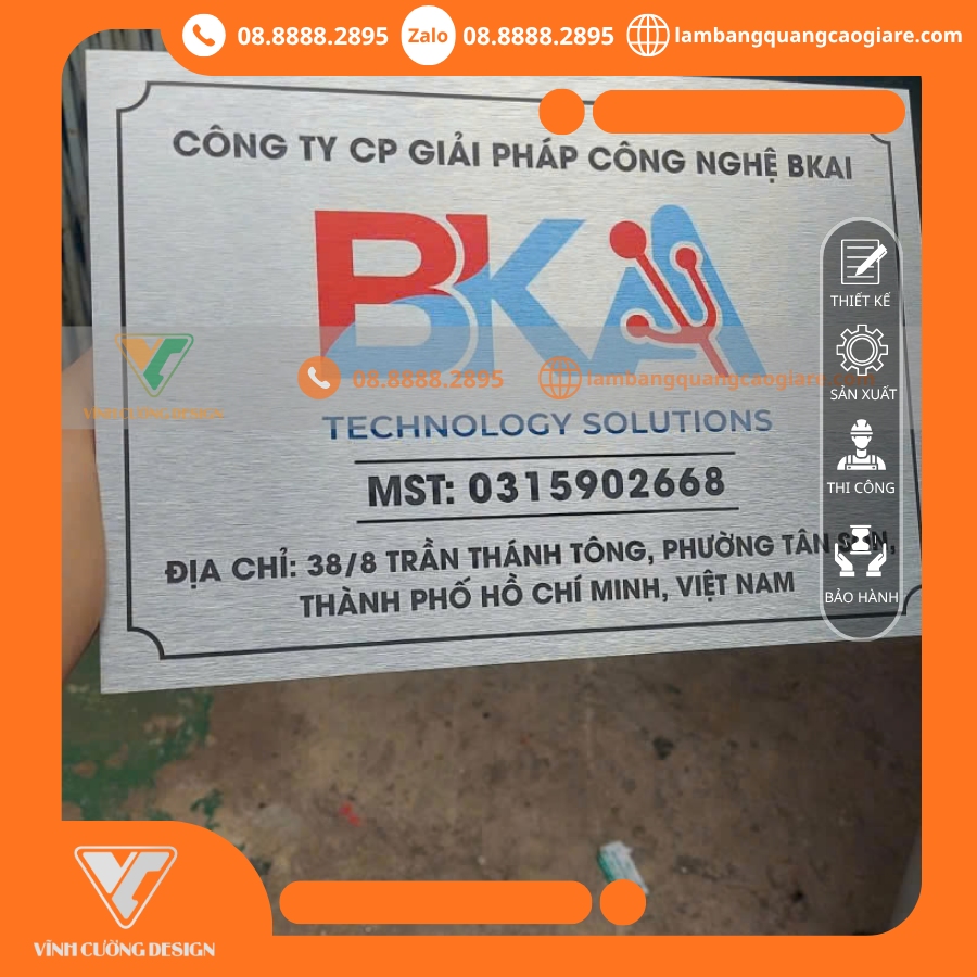 Làm Bảng Tên Công Ty